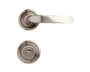 poignée pour porte / en métal / contemporaine / avec serrure intégrée