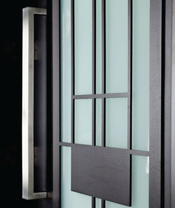 poignée de tirage de porte / en métal / contemporaine
