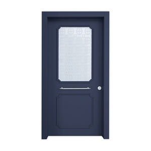 porte d'entrée / battante / en acier galvanisé / de sécurité