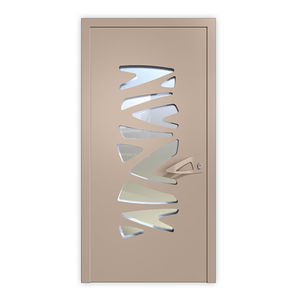 porte d'entrée / battante / en acier galvanisé / de sécurité
