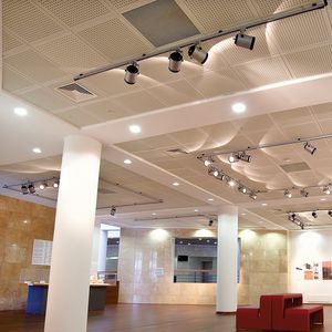 faux-plafond de plâtre / en dalles / acoustique / ignifuge