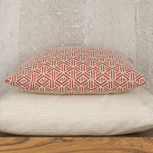 tissu d'ameublement / à motif / en coton / en lin