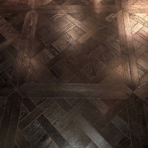 parquet contrecollé / à coller / en chêne / huilé