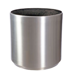 jardinière en acier inoxydable