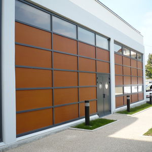 bardage en panneaux / en HPL / texturé / satiné