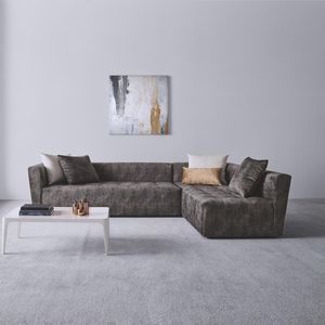 canapé modulable / d'angle / contemporain / en tissu
