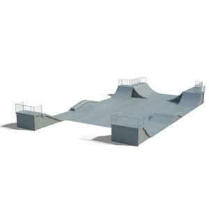 skatepark en béton