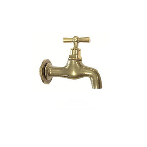 robinet pour fontaine / mural / en laiton / standard