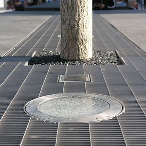 caillebotis en acier inoxydable