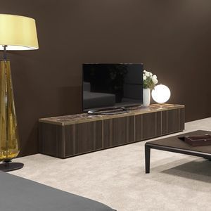 support TV sur pied contemporain
