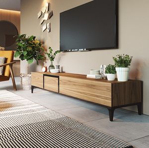 support TV sur pied contemporain