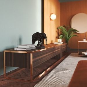 support TV sur pied contemporain