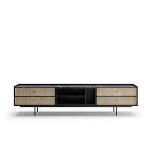 support TV sur pied contemporain