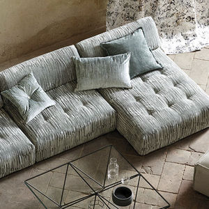 tissu d'ameublement / uni / en polyester / en coton