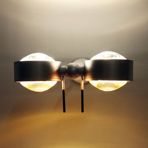 applique murale contemporaine / en métal / en verre / à LED