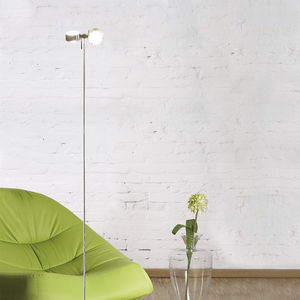 lampe sur pied / contemporaine / en métal / en verre