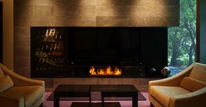 cheminée à gaz