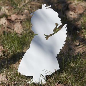 sculpture en métal peint / d'extérieur / de jardin / pour espace public