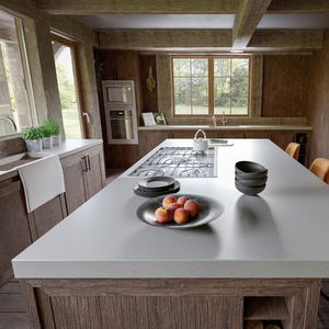 plaque de pierre en quartz