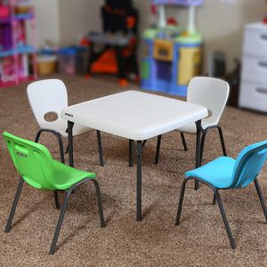 chaise contemporaine / empilable / pour enfant / en acier à revêtement par poudre