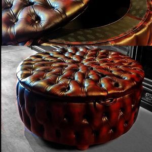 pouf chesterfield