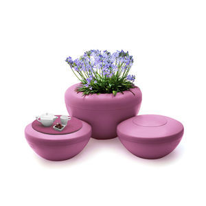 jardinière en plastique recyclé