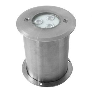 luminaire encastrable au sol / à LED / rond / d'extérieur
