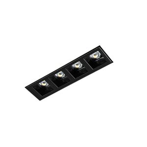 downlight encastré / à LED / carré / en fonte d'aluminium