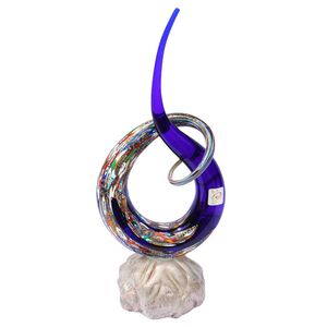 sculpture en verre de Murano