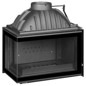 insert de cheminée d'angle