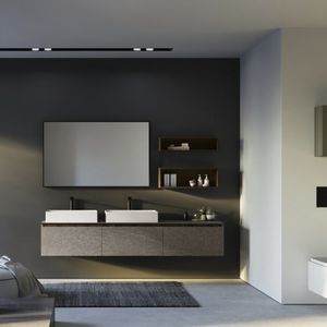 meuble vasque double