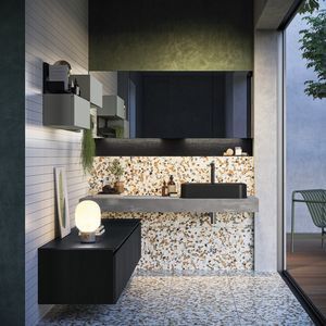 meuble vasque suspendu