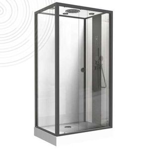 cabine de douche en verre trempé