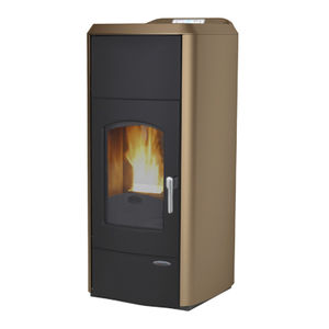 poêle chaudière à granulés / en métal / contemporain / 10 kW...20 kW