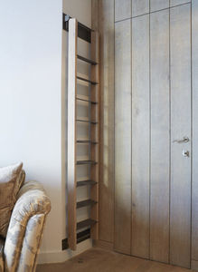 porte d'intérieur / battante / en chêne / affleurante