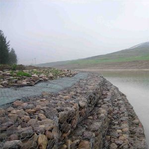maille métallique pour gabion / enduite PVC / en acier galvanisé / à maillage hexagonal