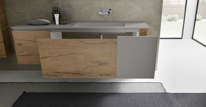 meuble vasque suspendu