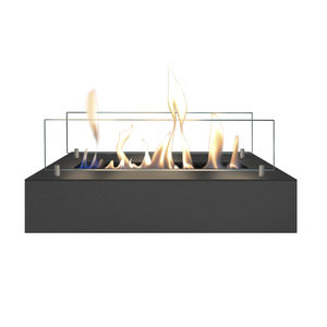 brûleur au bioéthanol rectangulaire / contemporain / à encastrer