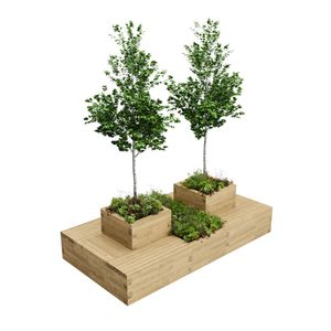 jardinière en pin