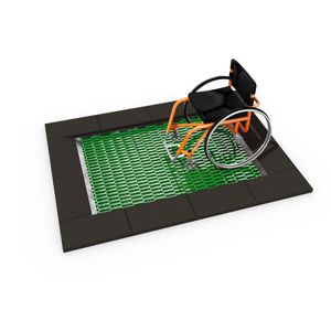 trampoline pour aire de jeux