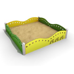 bac à sable pour aire de jeux