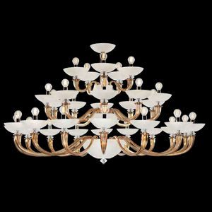 lustre classique / en verre / en métal / à LED