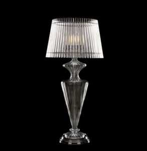 lampe de table / classique / en cristal / en tissu
