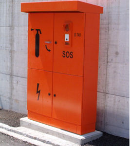 coffret électrique sur pied