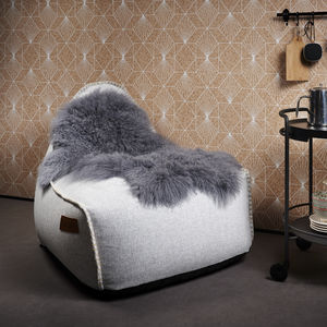 fauteuil poire contemporain
