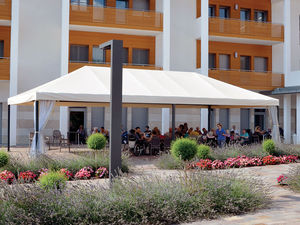 gazebo en aluminium massif