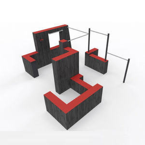 parcour d'obstacles pour aire de jeux
