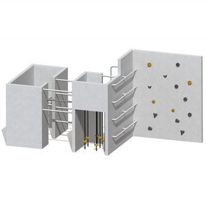 mur d'escalade fixe