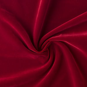 tissu d'ameublement / uni / polyester FR / en velours