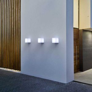 applique murale contemporaine / en polyéthylène / à LED / carrée